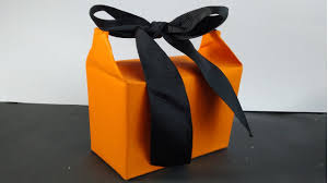 ribbon handle gift box easy gift