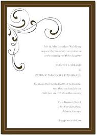 Wedding Invitations Designs Templates Free Simple Invitation Designs
