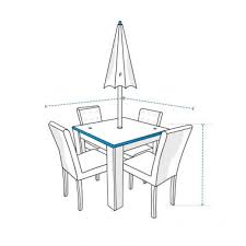 Patio Table Covers With Umbrella Hole