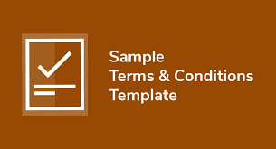 sle terms and conditions template