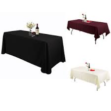 What material are most cheap tablecloths made of? Elegant Tablecloth Of All Sizes And Shapes Alibaba Com