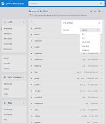 synonym finder tools and dictionaries