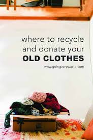 old clothes recycle clothes