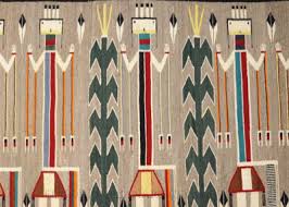 pueblo textiles navajo yei rug