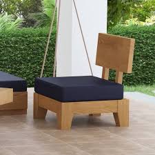 Onslow Teak Wood Outdoor Single Sofa