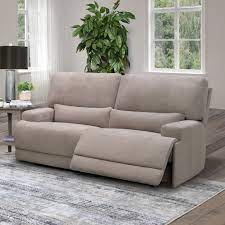 power reclining sofa gray