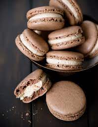 Chocolate Macarons With Coffee Buttercream Best Macaron Recipe  gambar png