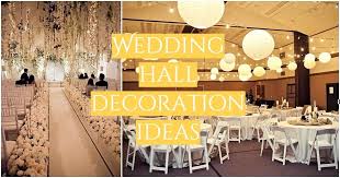 simple wedding hall decoration ideas in