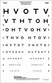 hotv eye chart 10 ft visual acuity