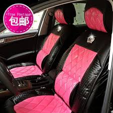 Car Seats Car Seat Cover Sets Black Pink