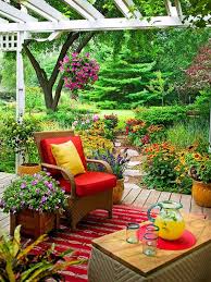 Bright And Colorful Outdoor Living Spaces