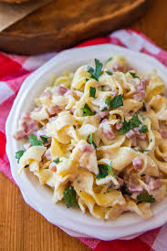 This parma ham pasta is perfect for a really speedy supper and any leftovers will be great for lunch the next day. Ham And Noodle Casserole With Leftover Ham Casserole Crissy