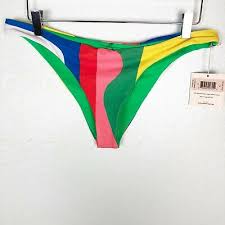 New Mara Hoffman Rainbow Beach Ball Print Swim Bikini Bottom Size Xl Nwt 110 Ebay