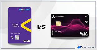 cashback sbi card vs axis bank ace