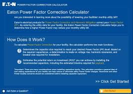 Power Factor Correction Capacitors Sizing Calculations