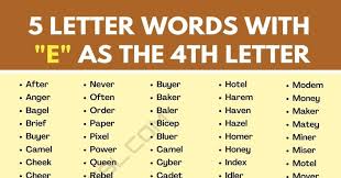 five letter words archives 7esl
