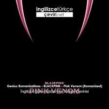Genius Romanizations – BLACKPINK – Pink Venom (Romanized) İngilizce Şarkı  Sözleri ve Türkçe Çevirisi | Metin, Web Sayfa, Dosya ve Fotoğraf Çeviri