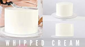 decorate a cake with whipped cream