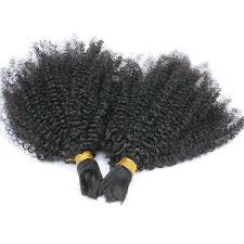 Gemma moodie, natural hair specialist at hype coiffure battersea , advises to talk to your braider about what would suit your hair before you start, consult. Human Braiding Hair Bulk No Weft Afro Kinky Curly Bulk Hair For Braidi Elleseal