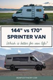 144 vs 170 sprinter van which