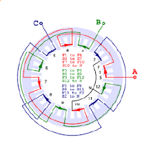 no 13 winding diagram for an ac motor