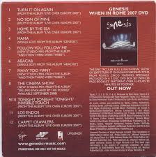genesis promo cd al 2008 12