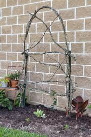 How To Build A Rustic Trellis For Your
