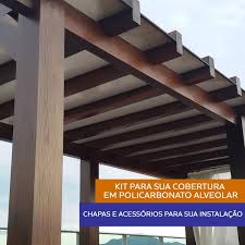 Projetos especiais de domos de telhado em policarbonato. Kit Personalizado De Acessorios Para Instalacao De Policarbonato Coberchapas
