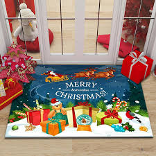 christmas decorative doormat non slip