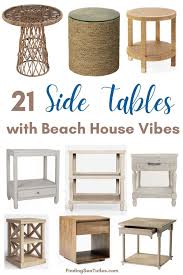 21 Coastal Side Tables For A Surfside