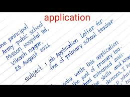 job application for teacher job job