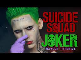 squad joker makeup tutorial