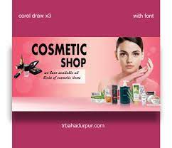 cosmetic banner design tr bahadurpur