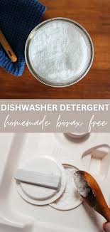 how to make diy dishwasher detergent