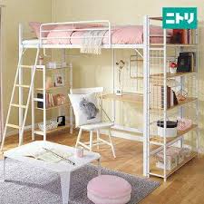 ニトリ ikea 安くロフトベッドを購入し狭い部屋を有効活用 おしゃれなインテリア インテリアまとめサイト luv interior ロフトベッド インテリア 家具 ロフトベッド ニトリ