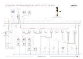 2 pole light switch wiring diagram. Electrical Installations Electrical Layout Plan For A Typical Hotel Room Andivi