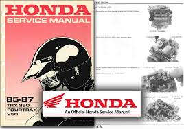 honda trx250 fourtrax service manual