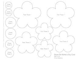 free printable flower templates flower cut out templates also free printable flower patterns for