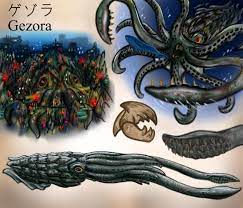 Titanus Gezora by MissSaber444 on DeviantArt | All godzilla monsters, Kaiju  art, Creature design