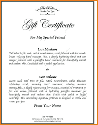 5 Gift Certificate Wording Letter Card Request Yakult Co
