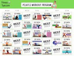 pilates workout program fitnesstype com