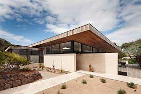 Rammed Earth And Timber Feature