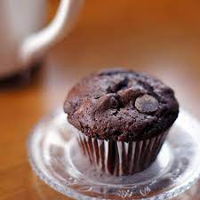 Mini Double Chocolate Chip Muffins gambar png