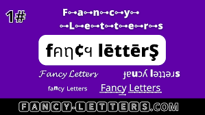 fancy letters 𝟙 𝕊𝕥𝕪𝕝𝕚𝕤𝕙 text 𝔣𝔬𝔫𝔱𝔰