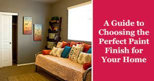 how to choose a paint finish from