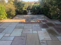 Back Garden Patio Design Stone Made