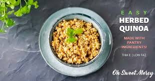 easy herbed quinoa or rice thm e low