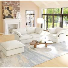Modern Linen Sofa Loveseat Chair
