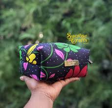 ankara line makeup toiletry bags