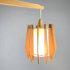 Vintage Wooden Wall Lamp By Drevo